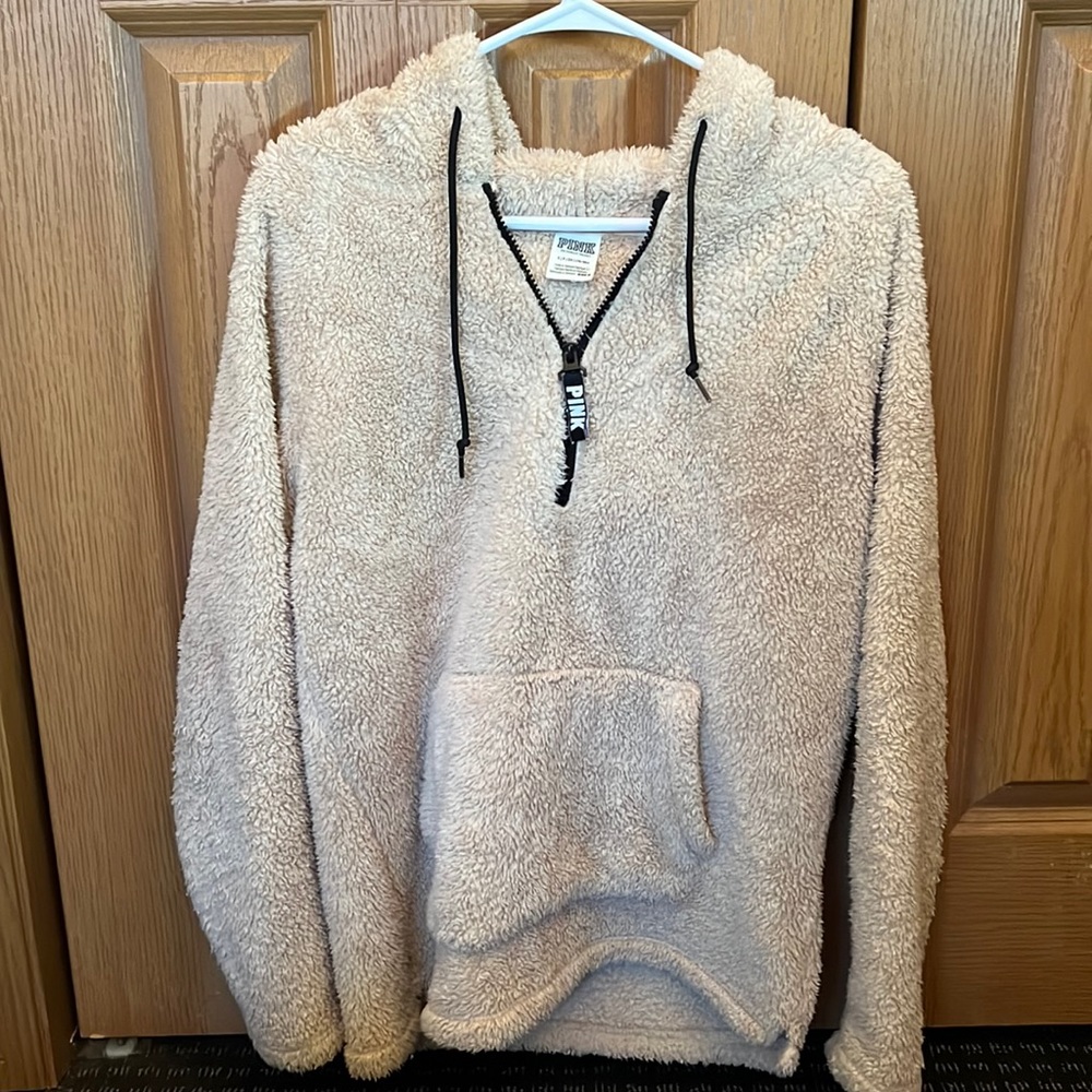 PINK Sherpa Hoodie (S)